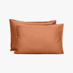 Комплект 2 калъфки Seviliya Satin Stripe – Orange