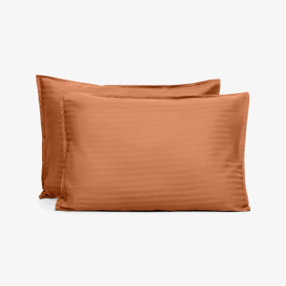 Комплект 2 калъфки Seviliya Satin Stripe – Orange