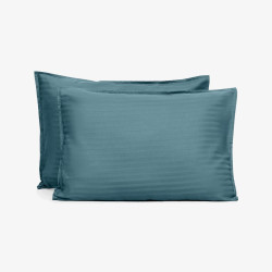 Комплект 2 калъфки Seviliya Satin Stripe – Blue
