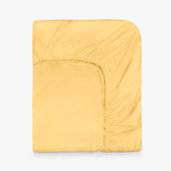 Жълт чаршаф с ластик Nuances - 180х200 см.