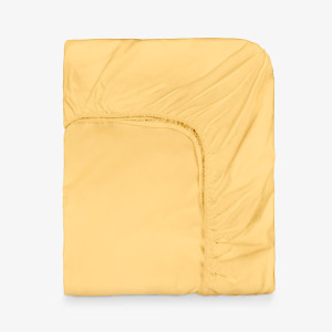 Жълт чаршаф с ластик Nuances - 120х200 см.