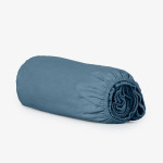 Син чаршаф с ластик Nuances - 120х200 см.