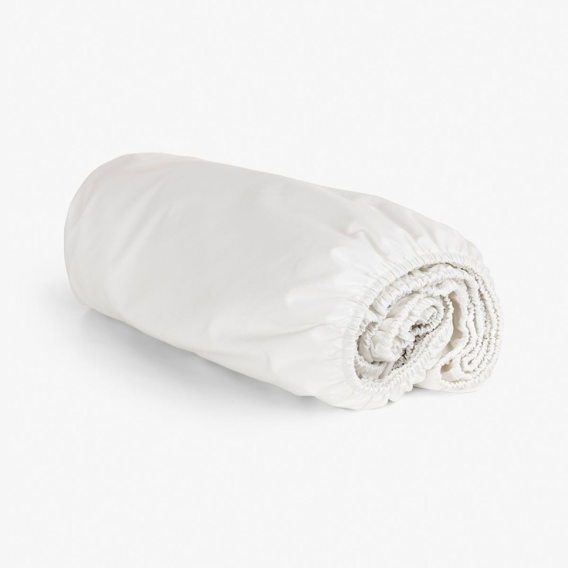 Чаршаф с ластик от перкал бял - 180х200 см. Чаршаф с ластик от перкал бял - 180х200 см.