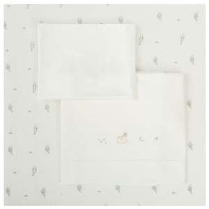 Бебешки комплект Blue Sky Bamboo – 3 части 60×120 см.