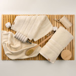 Памучна хавлиена кърпа Natural линии - 50х100 см. 