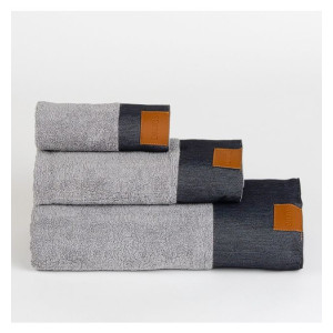 Хавлиена кърпа Деним Сиво - 30х50 см.