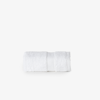 Бяла хавлиена кърпа от египетски памук Alexandria - 30х50 см.