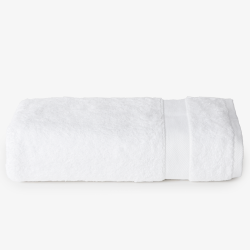 Бяла хавлиена кърпа от египетски памук Alexandria - 70х140 см.