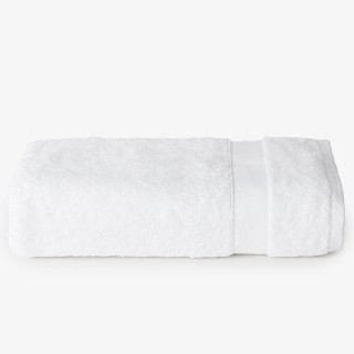 Бяла хавлиена кърпа от египетски памук Alexandria - 70х140 см.