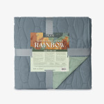 Шалте Rainbow 160х220 см. - синьо-зелено