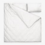 Двоен спален комплект перкал Бяло