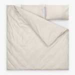 Двоен спален комплект перкал - светлосив