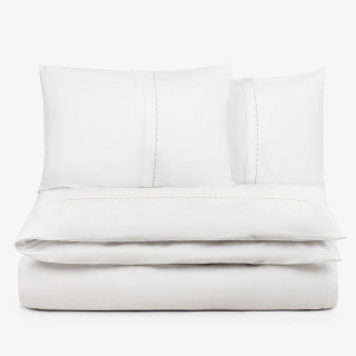 Двойно спално бельо Premium Elegance бежов - Памучен сатен