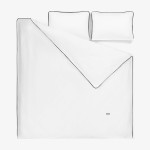 Двойно спално бельо Premium Classic черен - Памучен сатен