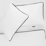 Двойно спално бельо Premium Classic черен - Памучен сатен