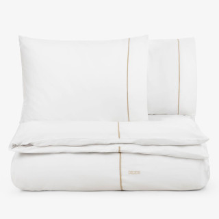 Двойно спално бельо Premium Style бежов - Памучен сатен