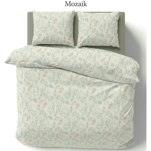 Двойно спално бельо ранфорс Mozaik 