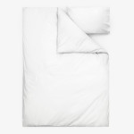 Единичен спален комплект перкал Бяло