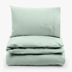Единичен спален комплект перкал Мента