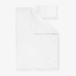 Единично спално бельо Premium Elegance бежов - Памучен сатен