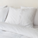 Единично спално бельо Premium Elegance бежов - Памучен сатен