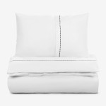 Единично спално бельо Premium Elegance черен - Памучен сатен