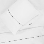 Единично спално бельо Premium Elegance черен - Памучен сатен