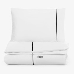 Единично спално бельо Premium Style черен - Памучен сатен 