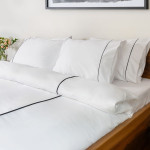 Единично спално бельо Premium Style черен - Памучен сатен 