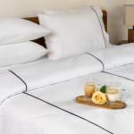 Единично спално бельо Premium Style черен - Памучен сатен 