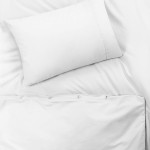 Единичен спален комплект перкал Бяло