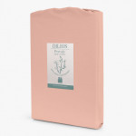 Единичен спален комплект перкал Праскова