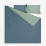 Двойно спално бельо Nuances синьо и зелено 