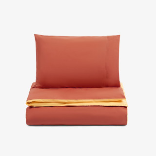 Единично спално бельо Nuances тера и жълто 