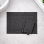 Хавлиена постелка за баня - Антрацит