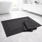 Хавлиена постелка за баня - Антрацит