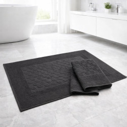 Хавлиена постелка за баня - Антрацит