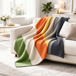 Одеяло от памучно плетиво Беатрис - 130х170 см.