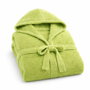 Хавлиен халат за юноши - зелен 13-14 г.