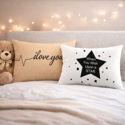 2 бр. луксозни калъфки за възглавница Love