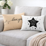 2 бр. луксозни калъфки за възглавница Love