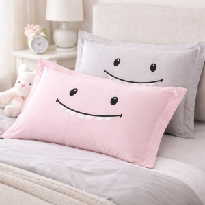 2 бр. луксозни калъфки за възглавница Smile