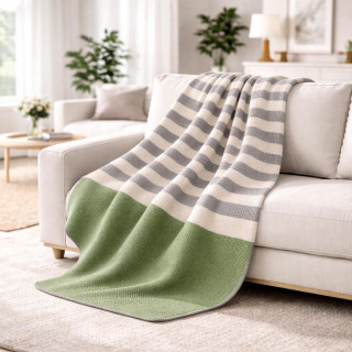 Одеяло от памучно плетиво Рос - 130х170 см.