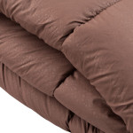 Релефна олекотена завивка Soft Touch – кафява, 150х210 см.