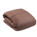 Релефна олекотена завивка Soft Touch – кафява, 150х210 см.