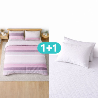 Единично спално бельо Лидия + Възглавница