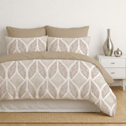 Единично спално бельо от плътно хасе Сахара