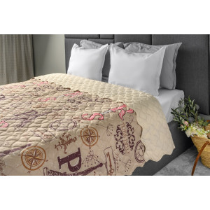 Стилно двулицево покривало Ren