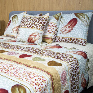 Покривало за легло с две лица Лео есен