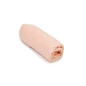 Памучен чаршаф с ластик за матрак - Праскова Памучен чаршаф с ластик за матрак - Праскова